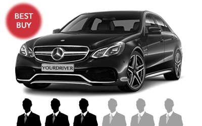 mercedes hire with chauffeur, chauffeur service